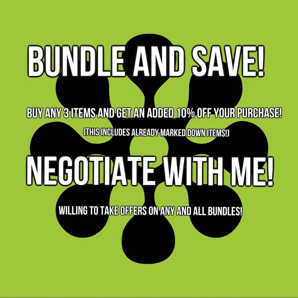Bundle and save/will negotiate bundles!